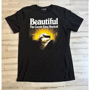 Beautiful Carole King Musical Tee t-shirt sz L EUC